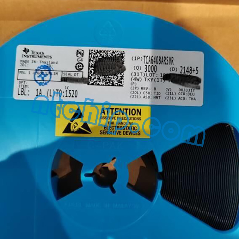 Texas Instruments TCA6408ARSVR original reel label