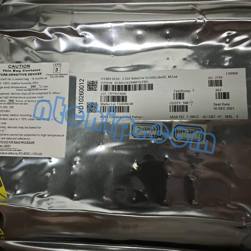 Broadcom Limited BCM53162XMB1ILFBG original package label