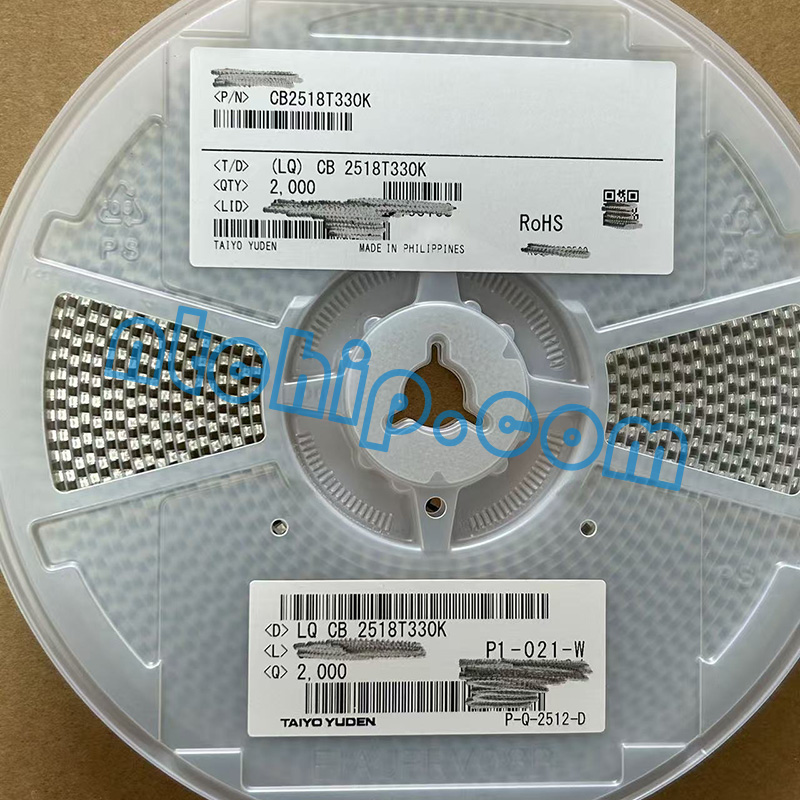 Taiyo Yuden CB2518T330K original reel label