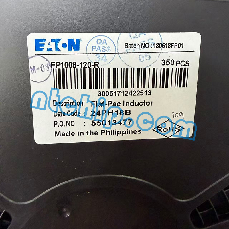 Bussmann (Eaton) FP1008-120-R  original reel label