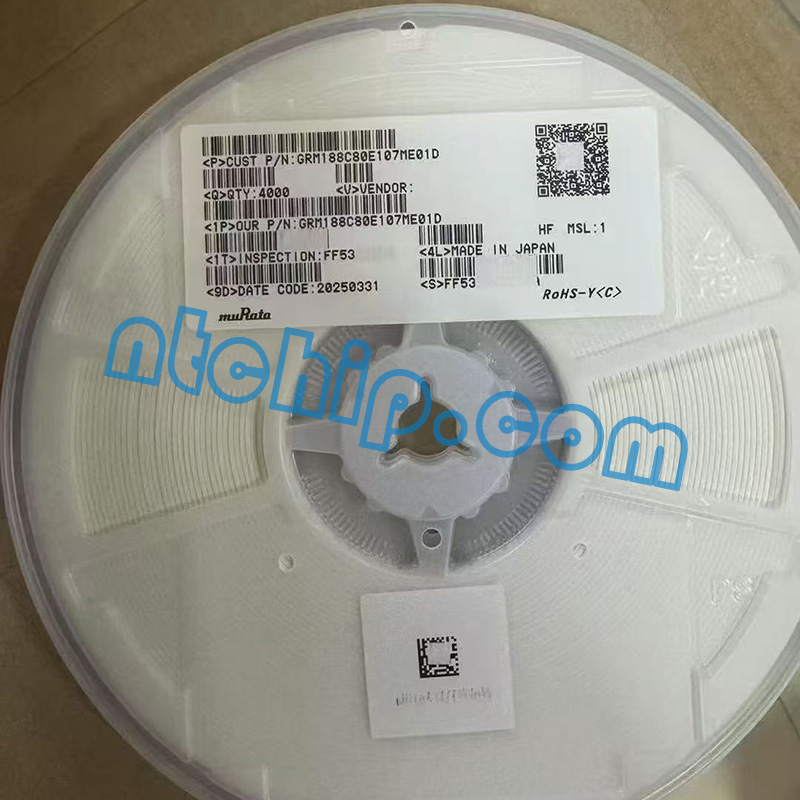 Murata Electronics GRM188C80E107ME01D  capacitor part