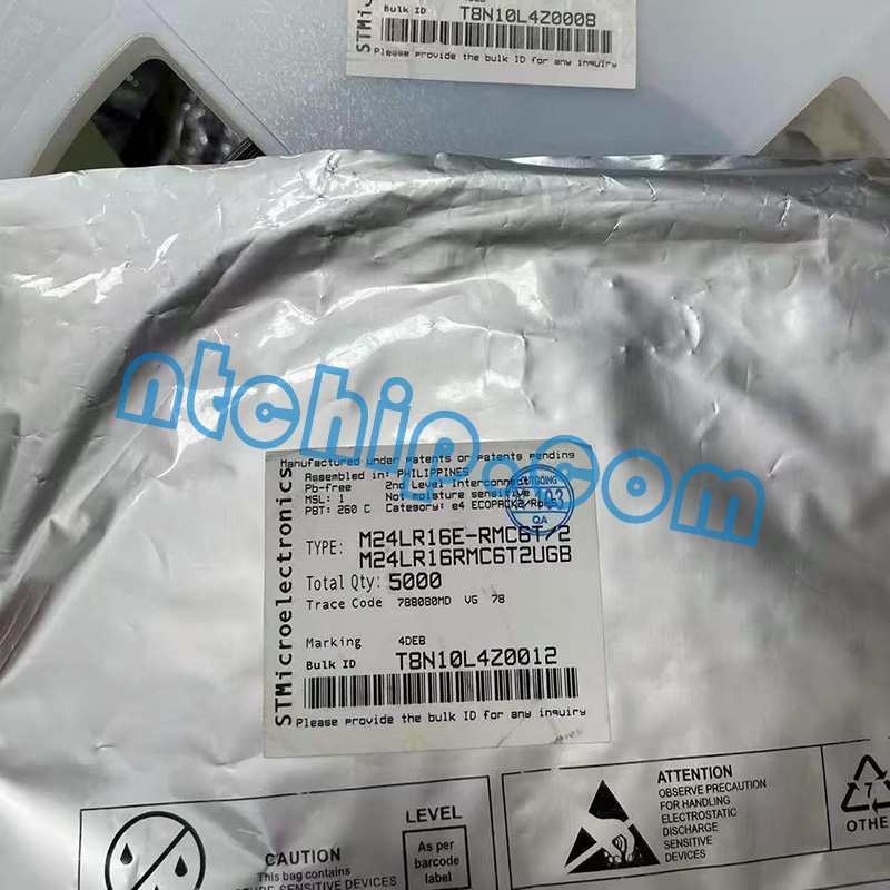 STMicroelectronics M24LR16E-RMC6T/2 original reel label