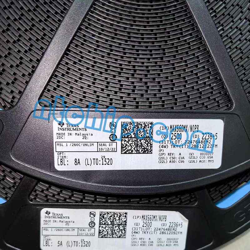Texas Instruments MAX660MX  original reel label