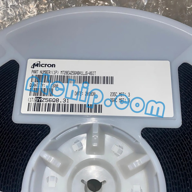Micron Technology MT28EW256ABA1LJS-0SIT TR original reel label