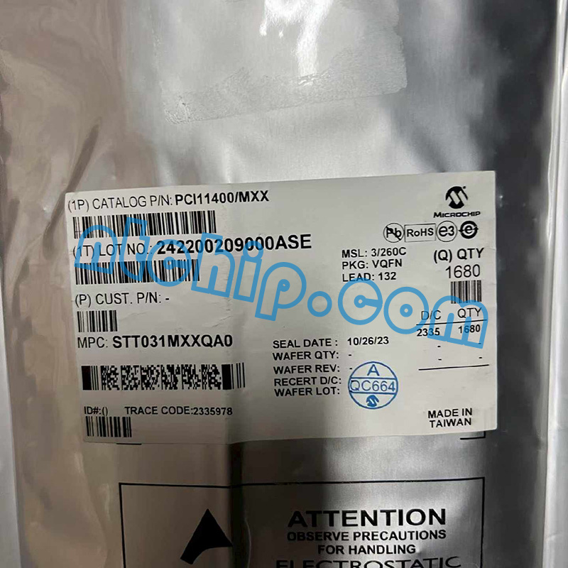 Microchip Technology PCI11400/MXX original package label