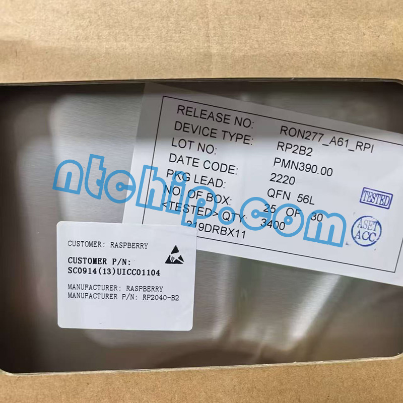 Raspberry Pi RP2040 package label