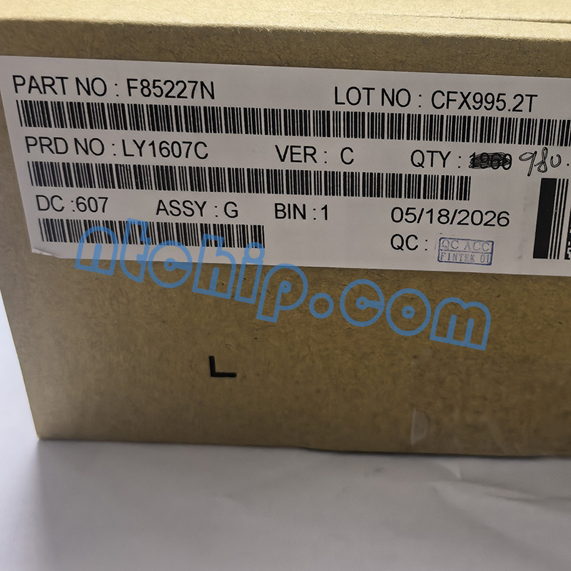 Fintek F85227N original package label