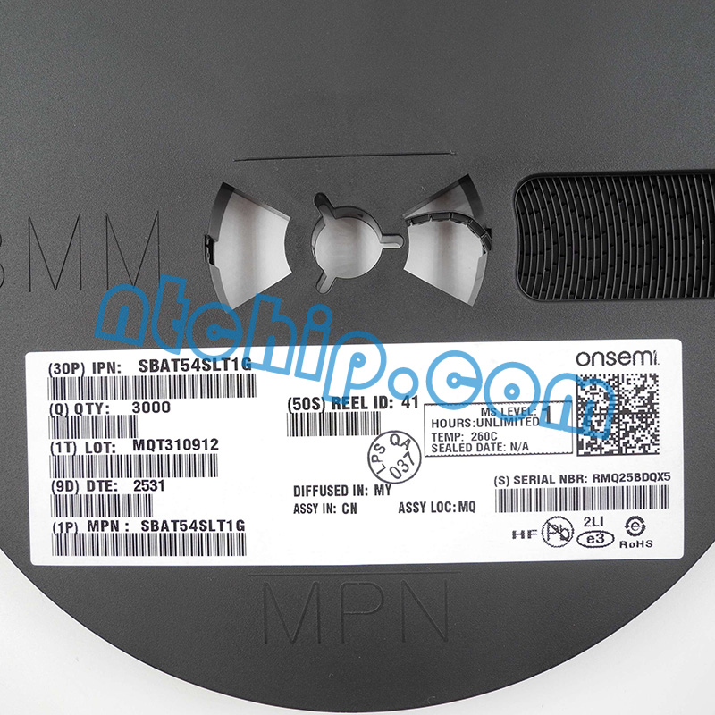 ON Semiconductor SBAT54SLT1G  original reel label