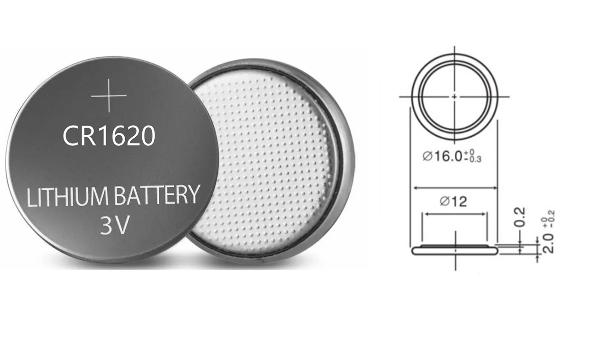 3 Volt CR1620 Battery Equivalent