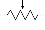 Potentiometer IEEE international symbol