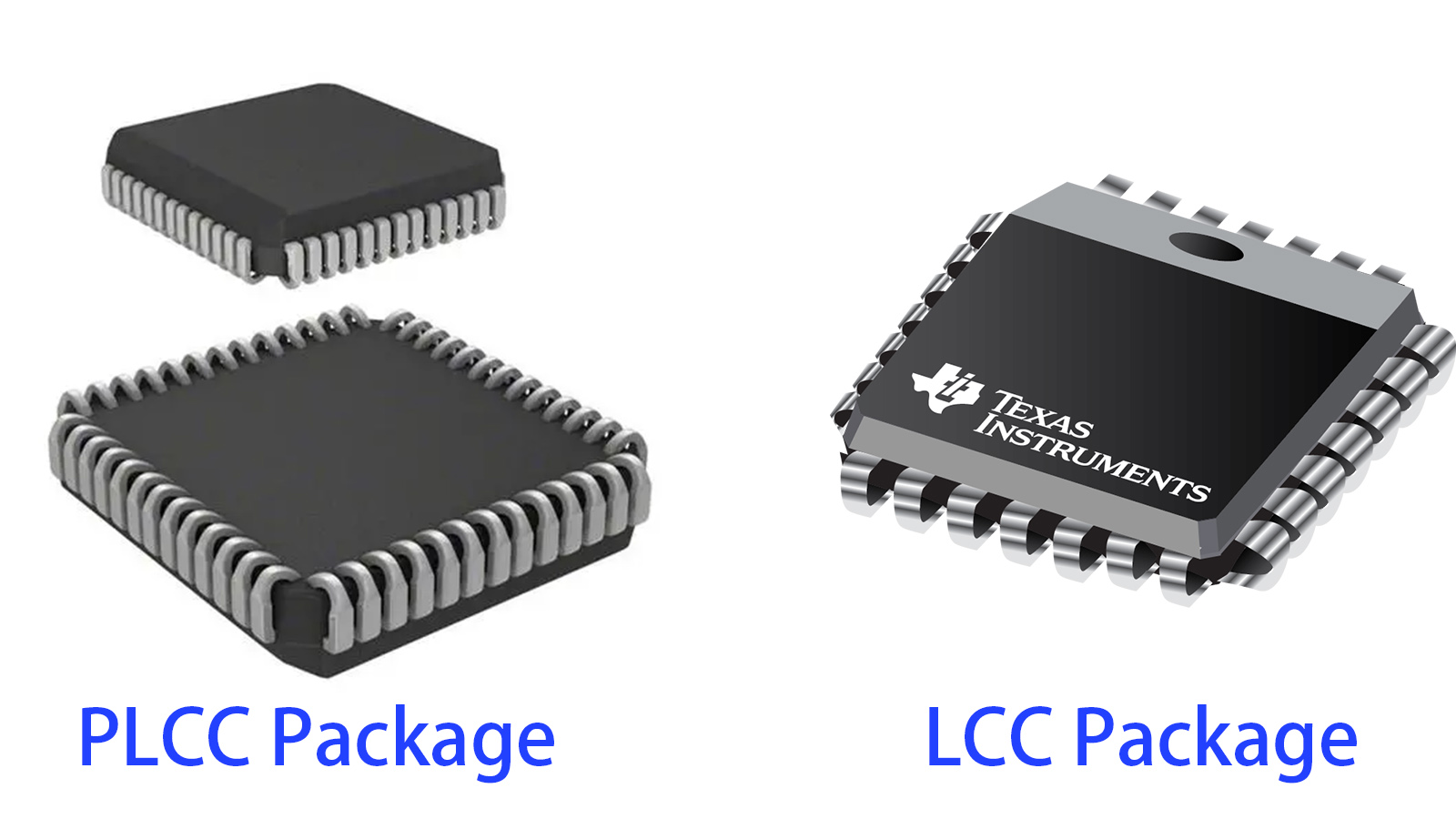 PLCC vs LCC Package