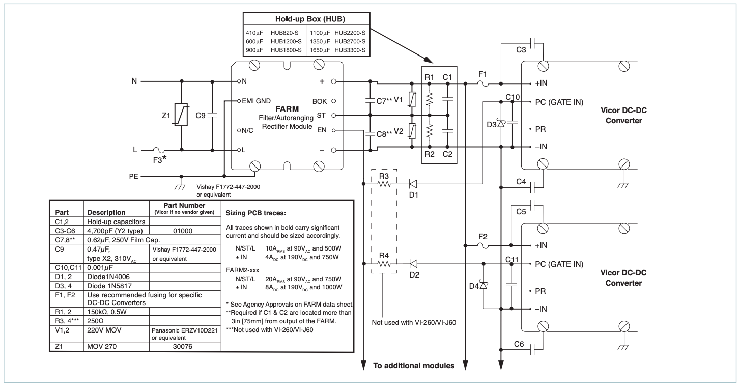 Section 6 of the official Vicor datasheet Image Section 6 of the official Vicor datasheet Image