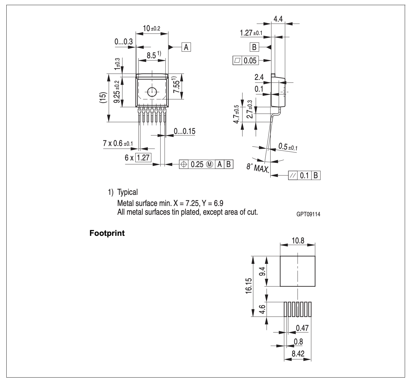 BTN8982 Package Outlines BTN8982 Package Outlines