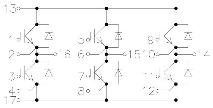 BSM35GD120DN Circuit Diagram