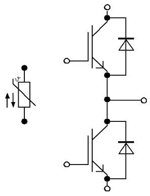 FF900R12IP4D Circuit Diagram
