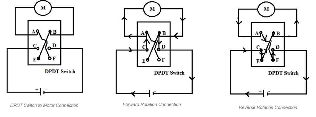 DPDT Switch working