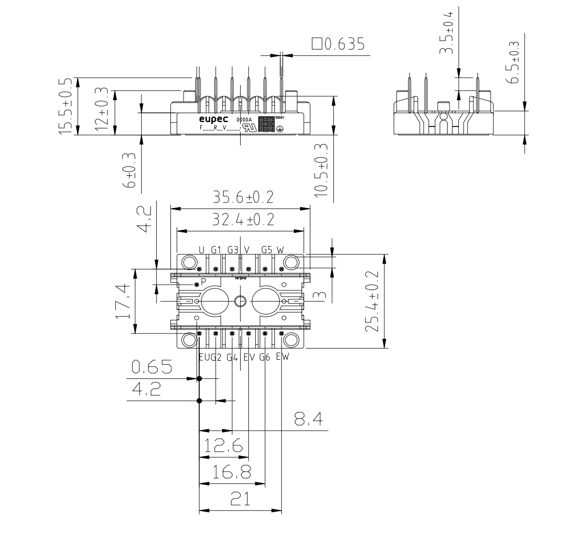 FS15R06VE3 Outline Package