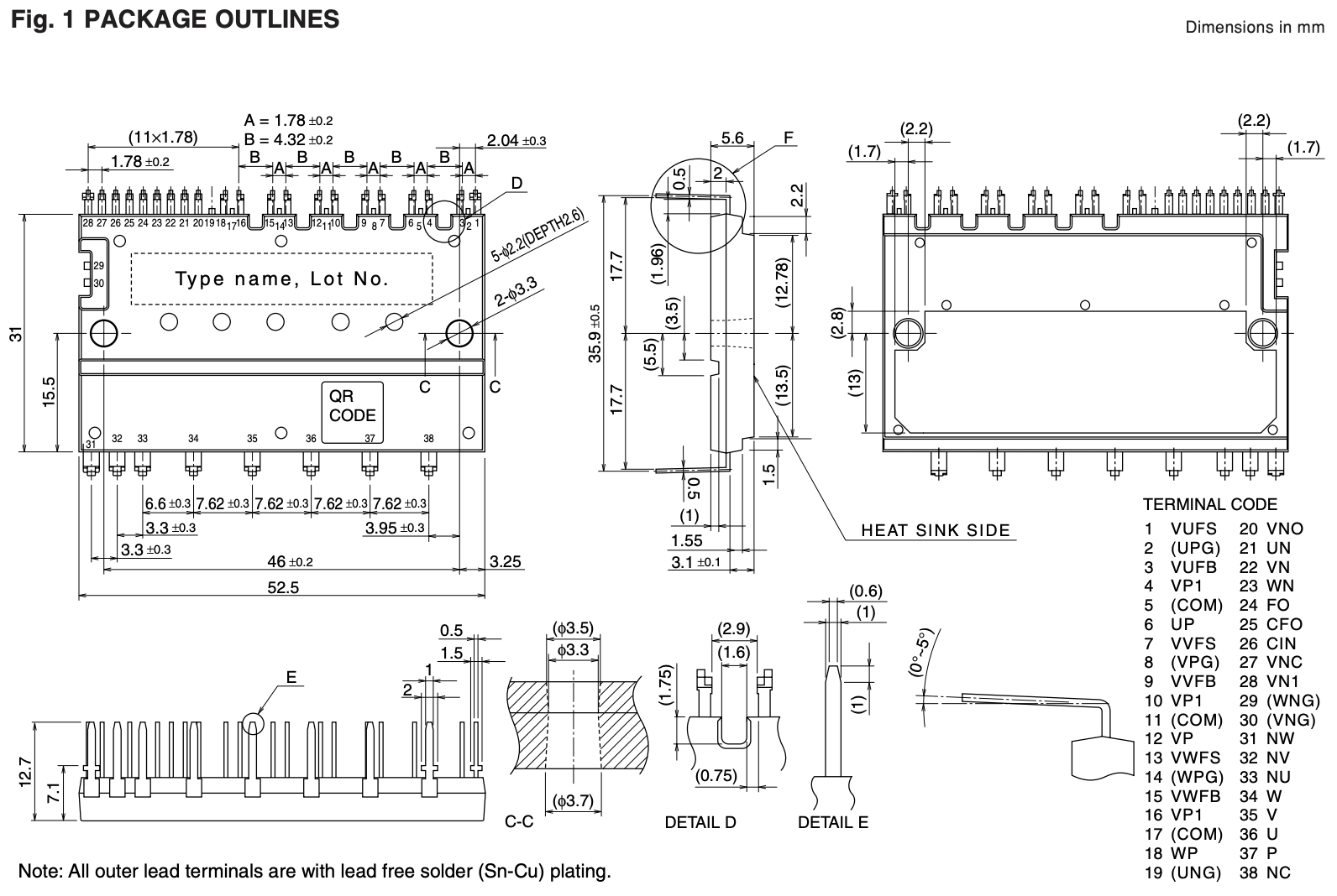PS21767 Package Outline