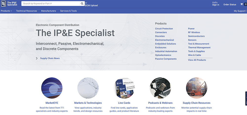 TTI Inc Website TTI Inc Website