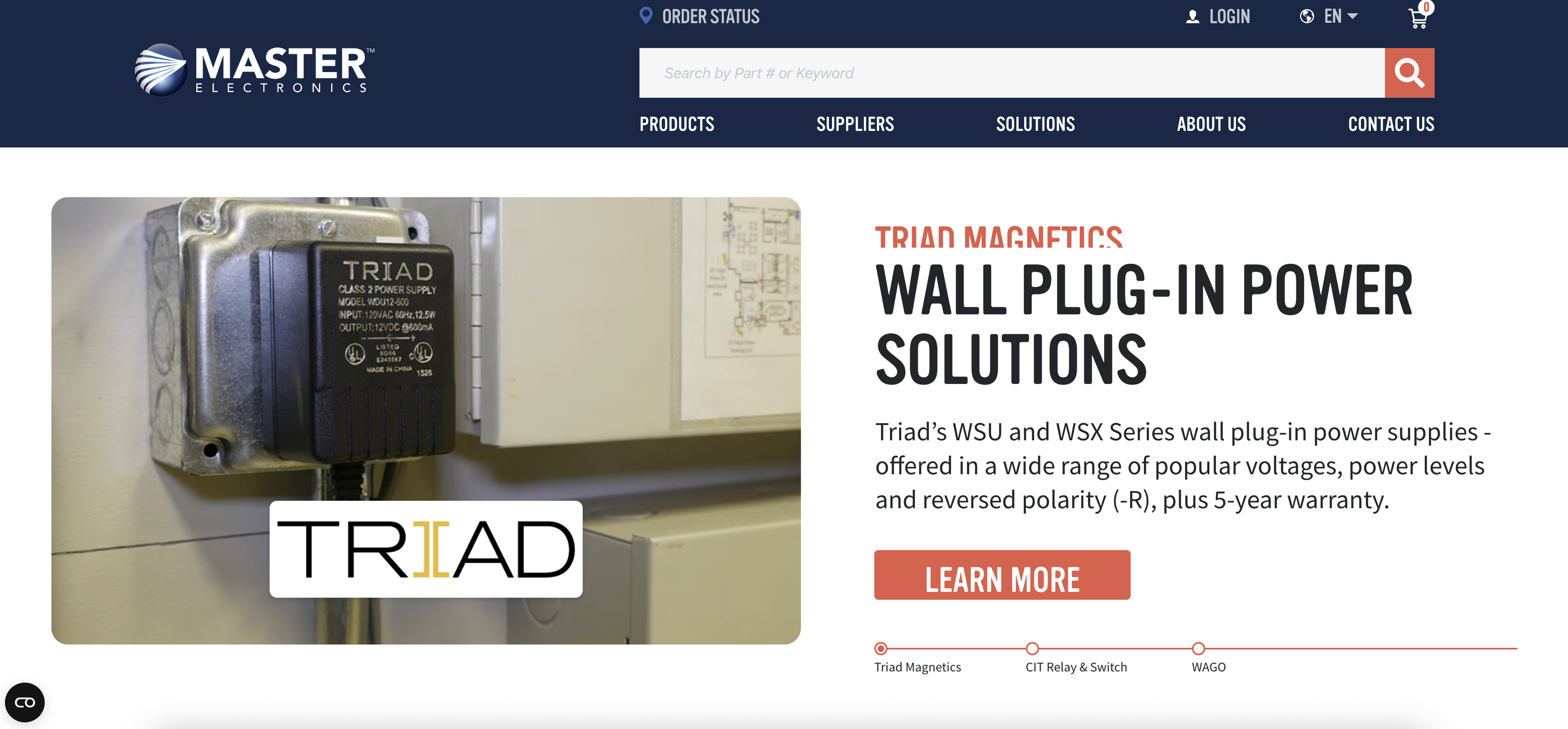 Master Electronics Website Master Electronics Website