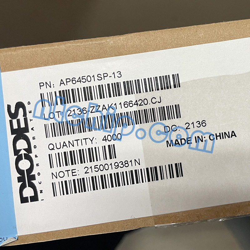 Diodes Incorporated AP64501SP-13 package label