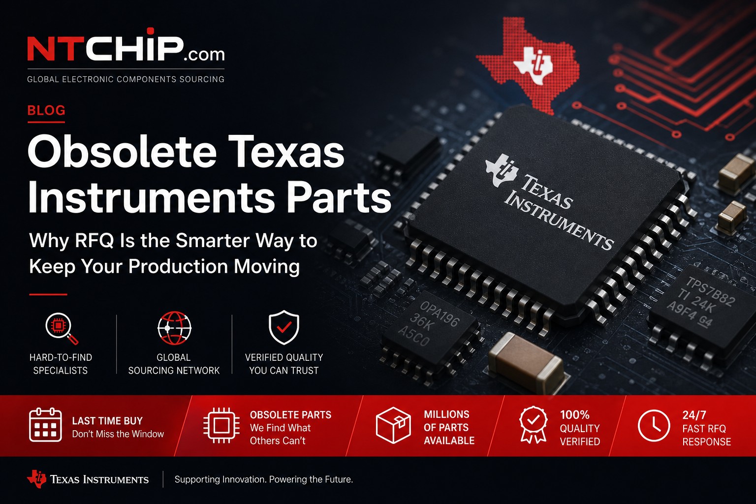 Obsolete Texas Instruments components