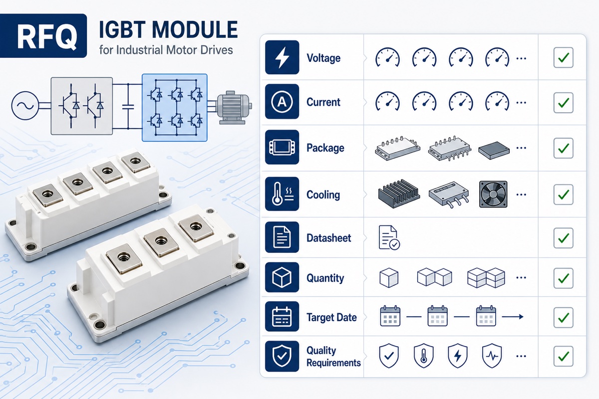 IGBT module RFQ checklist for motor-drive buyers IGBT module RFQ checklist for motor-drive buyers