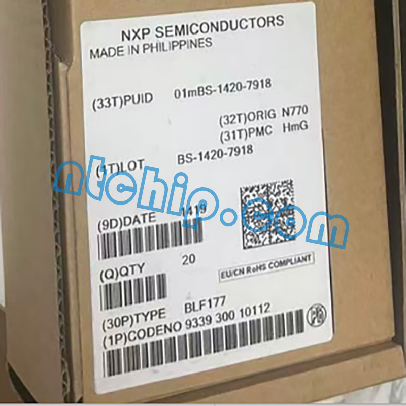 NXP Semiconductors BLF177,112 original packaging label