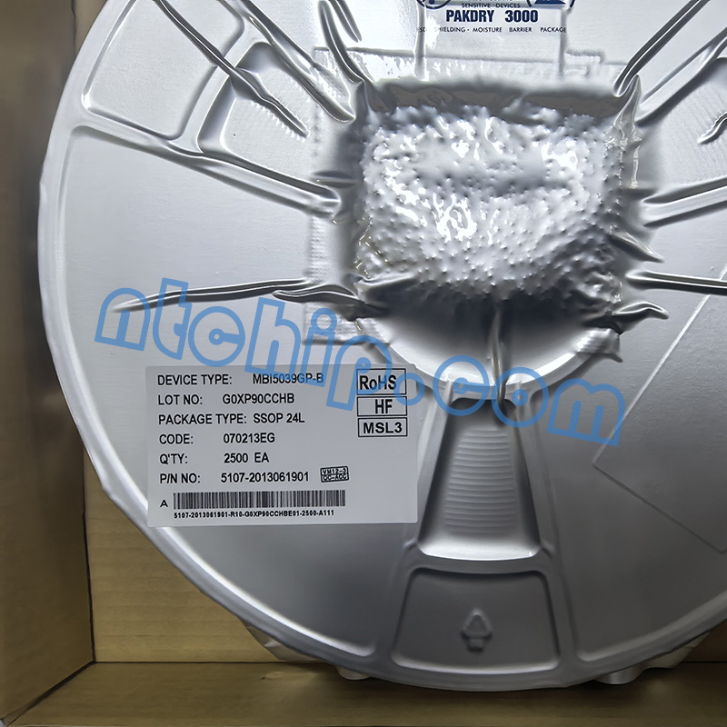 Macroblock MBI5039GP-B original reel label