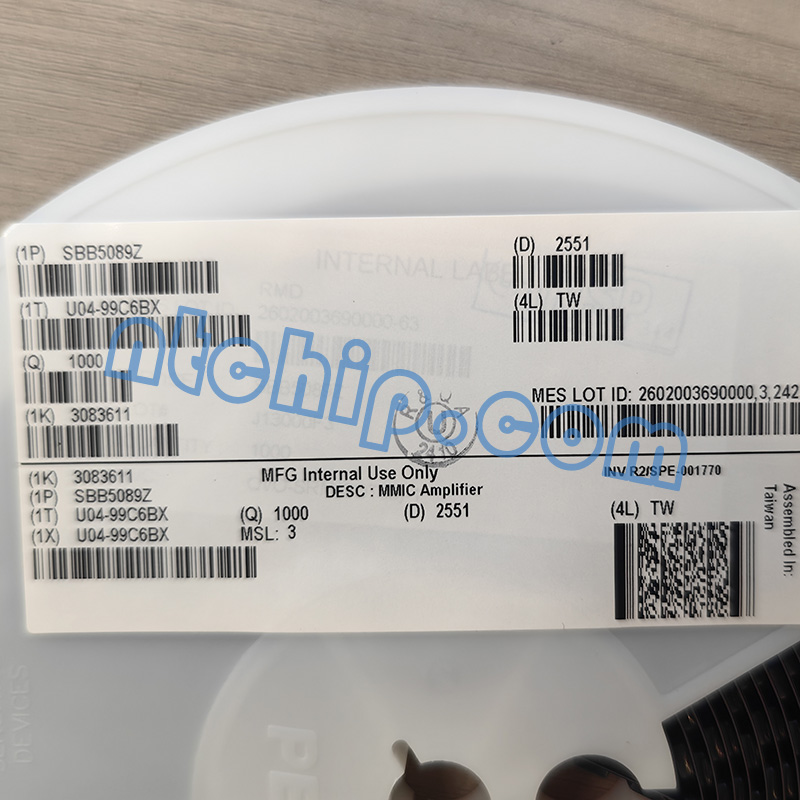 Qorvo,Inc SBB5089Z reel label