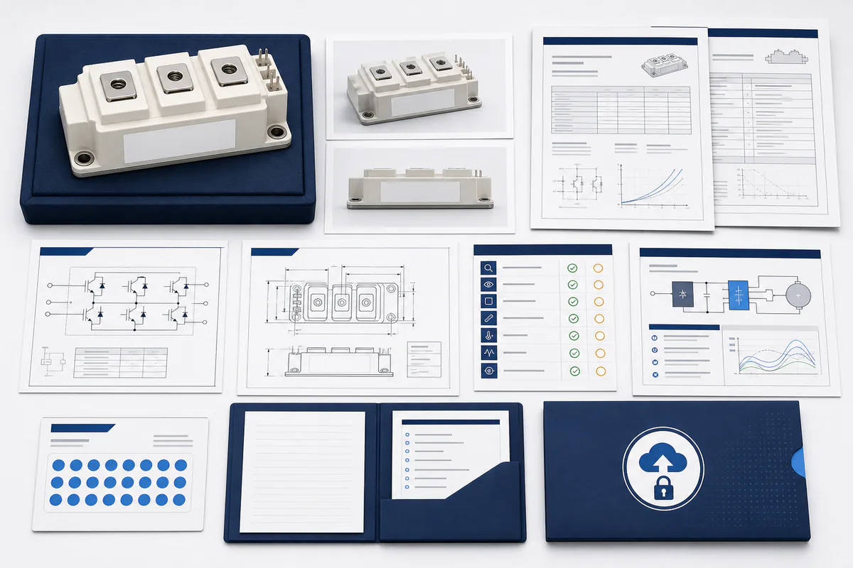 IGBT replacement RFQ evidence pack with module photos, datasheets, drawings, and quality requirements IGBT replacement RFQ evidence pack with module photos, datasheets, drawings, and quality requirements