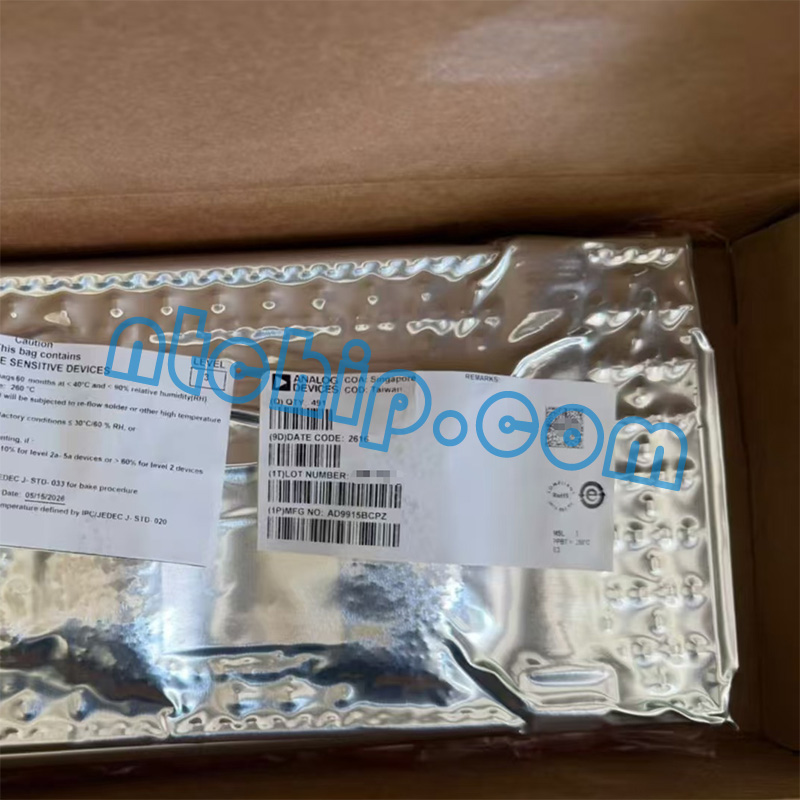 Analog Devices Inc. AD9915BCPZ package label