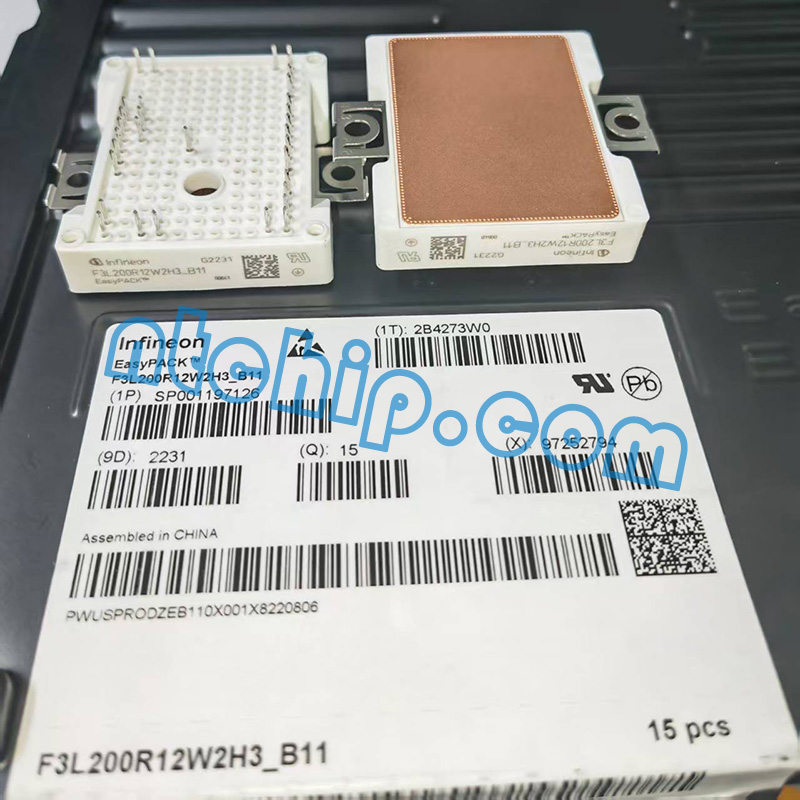 Infineon Technologies F3L200R12W2H3_B11 package label