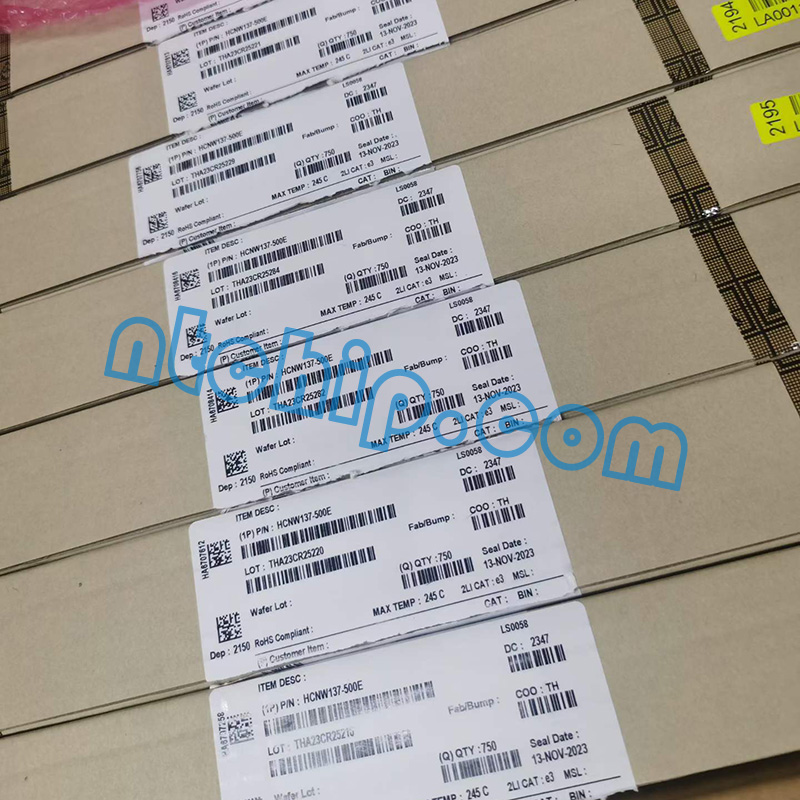 Broadcom Limited HCNW137-500E package label