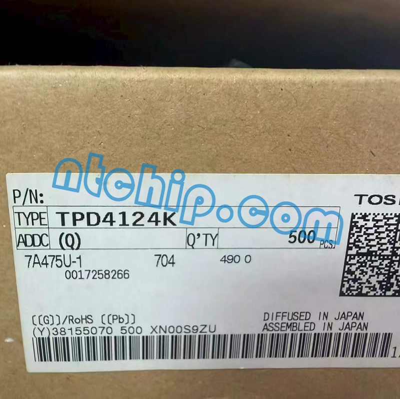 Toshiba Semiconductor TPD4123AK package label