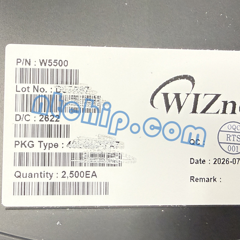 WIZnet W5500 reel label