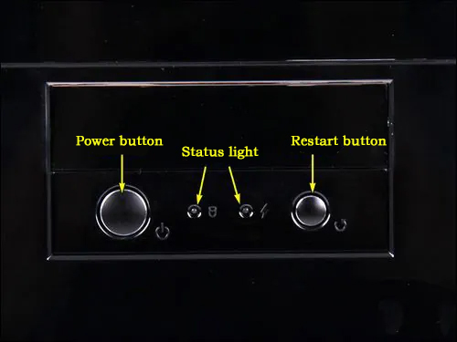 PC computer indicator light