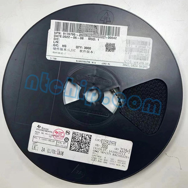 New BQ25910YFFR product label